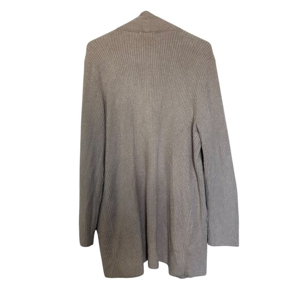 Barefoot Dreams Cozychic Lite Open Front Cardigan NWT Size Large Light Beige - Picture 2 of 9
